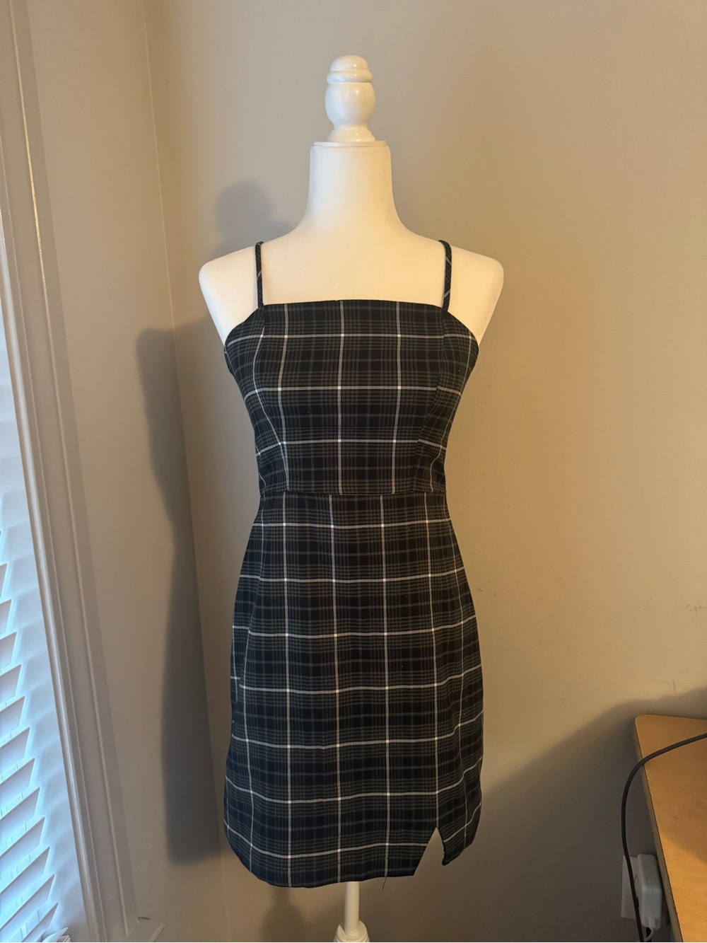 GB Plaid Mini Dress